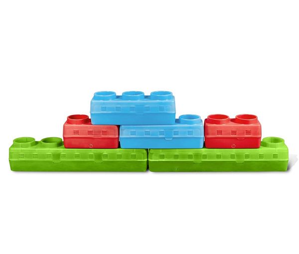 Игрушка-конструктор PalPlay 258 Юный садовод 3 секции красный/зеленый/голубой - дополнительное фото