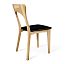 Деревянный стул SHT-S63 кож.зам прозрачный лак/черный - галерея