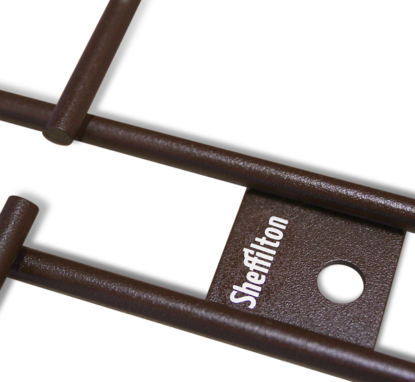 Вешалка Sheffilton SHT-WH14-3 настенная коричневый муар - дополнительное фото
