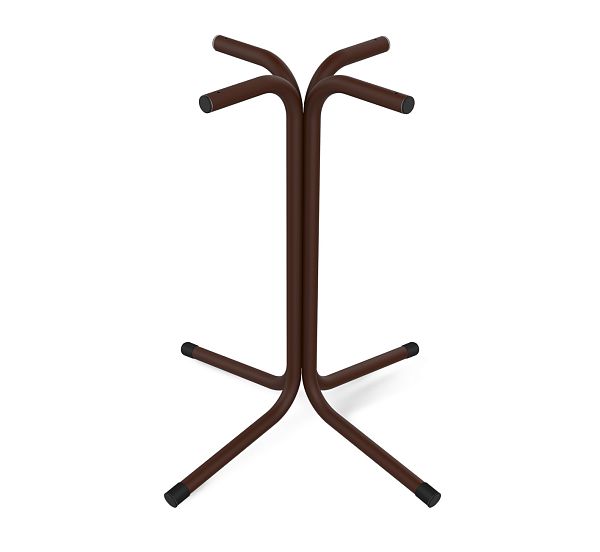 Основание для стола Sheffilton SHT-TU7-1 коричневое (цинк) коричневый муар (цинк)/черный - дополнительное фото