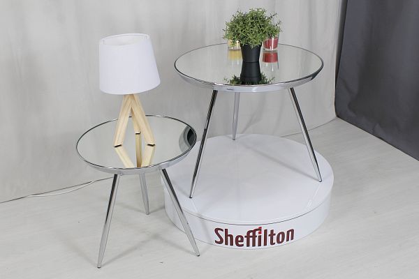 Столик кофейный Sheffilton SHT-CT19 зеркальный/хром - дополнительное фото