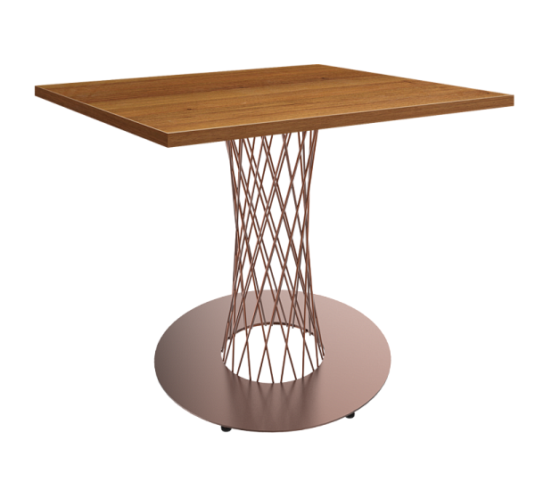 Основание для стола SHT-TU3-1 медный металлик медный металлик - дополнительное фото
