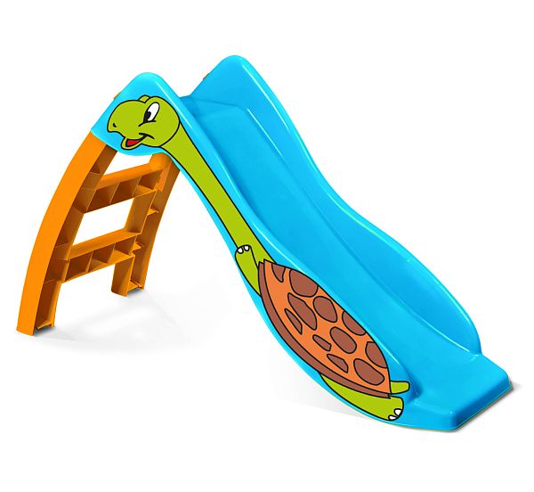 Игровая горка Sheffilton KIDS Черепаха голубой/оранжевый - дополнительное фото