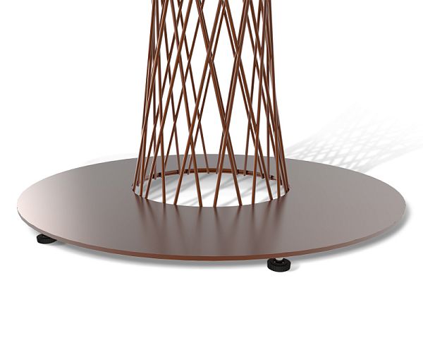 Основание для стола SHT-TU3-1 медный металлик медный металлик - дополнительное фото