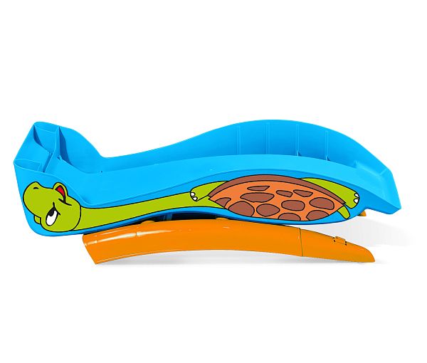 Игровая горка Sheffilton KIDS Черепаха голубой/оранжевый - дополнительное фото