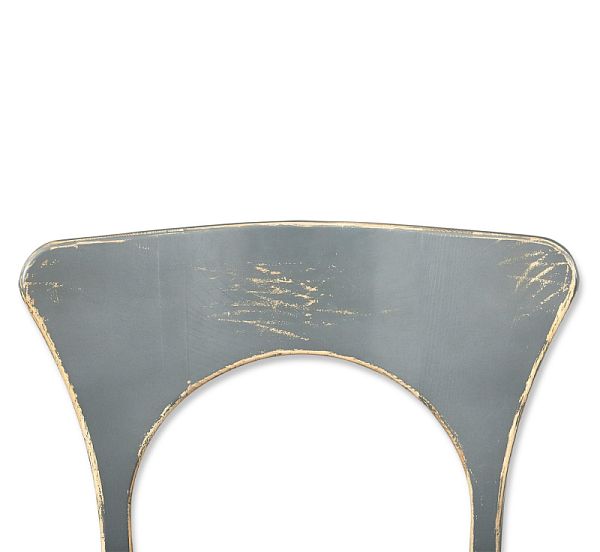 Деревянный стул  SHT-S63 серый серый/декор.состаривание - дополнительное фото