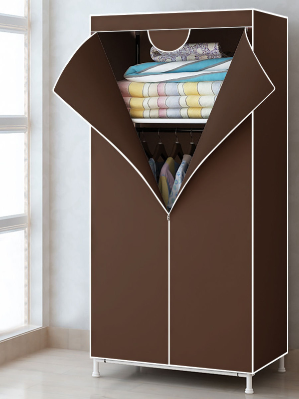 Вешалка-гардероб с чехлом 2012 темно-коричневый - дополнительное фото