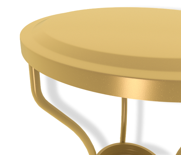 Столик кофейный SHT-CT10 золото - дополнительное фото