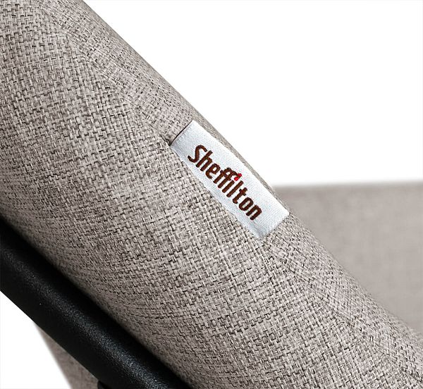 Кресло Sheffilton SHT-AMS2 на металлокаркасе серый дым/черный муар - дополнительное фото