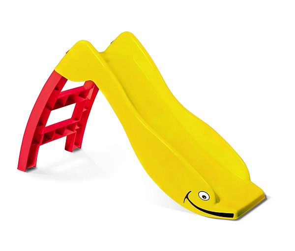 Игровая горка Sheffilton KIDS Дельфин 307 желтый/красный - дополнительное фото