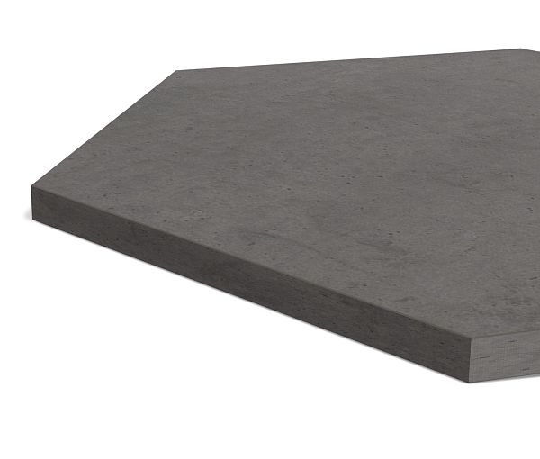 Столик журнальный SHT-TU49/TT20 70 ЛДСП черный муар/бетон чикаго темно-серый - дополнительное фото