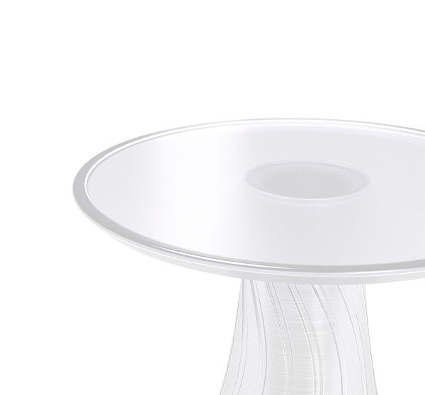 Столик кофейный Sheffilton SHT Айс-лайтин белый полупрозрачный/белый матовый - дополнительное фото