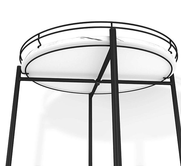 Кофейный столик Sheffilton SHT-CT20 белый мрамор/черный муар - дополнительное фото