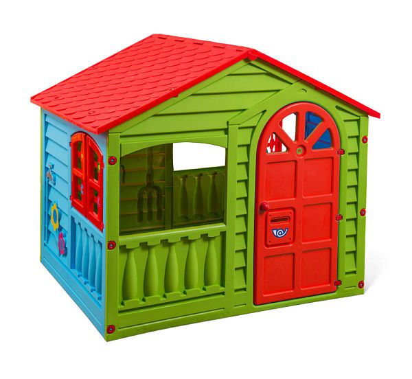 Домик игровой KIDS 360 красный/голубой/зеленый - дополнительное фото
