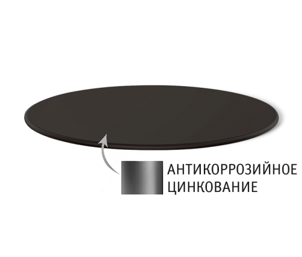 Стол SHT-TU7/76 Металл черный (цинк)/черный (цинк) - дополнительное фото