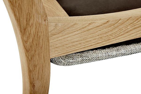 Деревянный стул Sheffilton SHT-S63 с мягким сидением прозрачный лак/кедровый - дополнительное фото