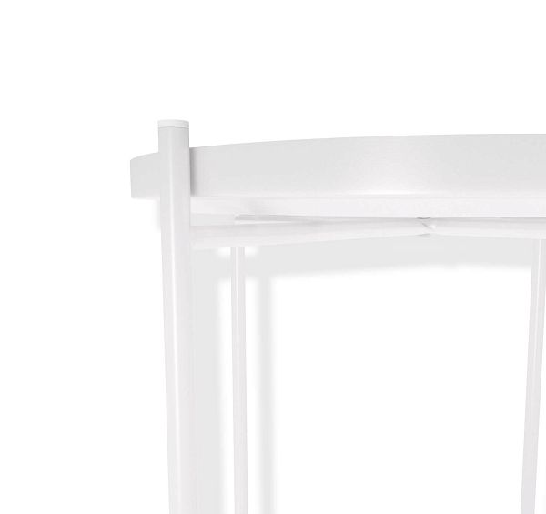 Двойной кофейный столик Sheffilton SHT-CT8/CT8-2 белый муар - дополнительное фото