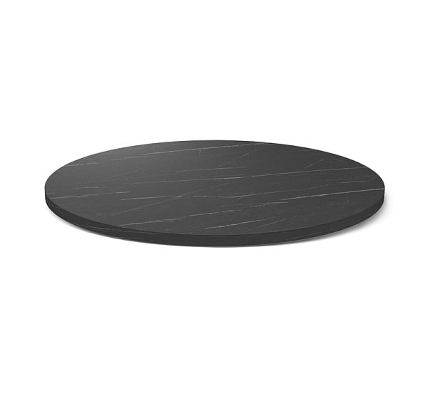 Столик журнальный SHT-S106/ЛДСП 60 черный муар/камень пьетра гриджио черный - дополнительное фото