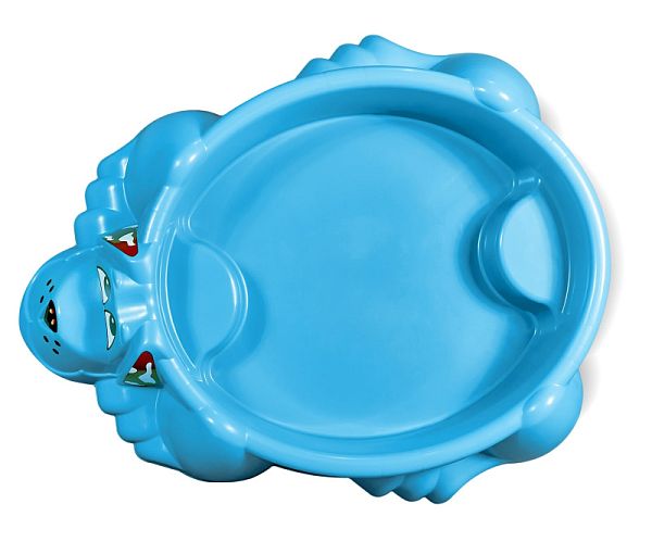 Песочница KIDS Собачка с крышкой 432 голубой/зеленый - дополнительное фото