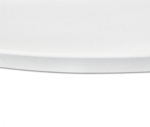 Столешница SHT-TT 120-80 МДФ овальная белый шагрень - дополнительное фото