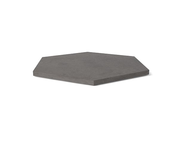 Столик журнальный Sheffilton SHT-S70/TT20 ЛДСП 70 темный орех/бетон чикаго темно-серый - дополнительное фото