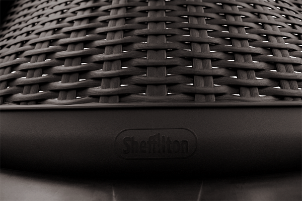 Стул Sheffilton SHT-S68 черно-коричневый/черный муар (ps) - дополнительное фото