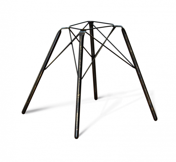 Каркас стула SHT-S37 черный муар/зол.патина - дополнительное фото
