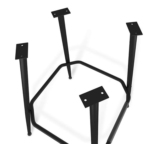 Каркас барного стула SHT-S131 черный муар - дополнительное фото
