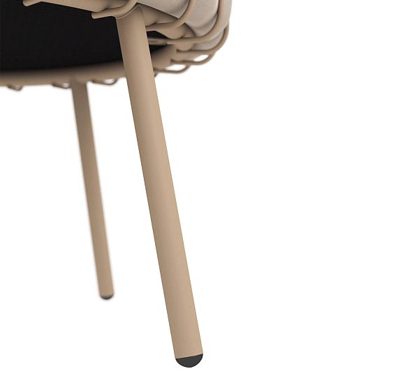 Кресло Sheffilton SHT-AMS123 латте/кофейный - дополнительное фото
