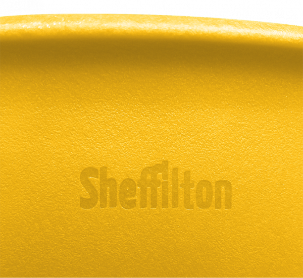 Стул SHT-S37 пластиковый желтый желтый/черный муар - дополнительное фото