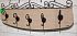 Вешалка деревянная Грация 850 кор.муар/дуб молочный - галерея