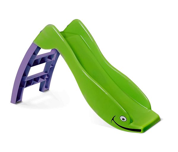 Игровая горка Sheffilton KIDS  Дельфин 307 зеленый/фиолетовый - дополнительное фото