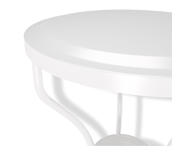 Столик кофейный SHT-CT10 белый муар - дополнительное фото