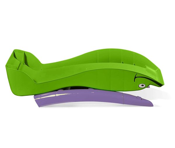 Игровая горка KIDS Дельфин 307 зеленый/фиолетовый - дополнительное фото
