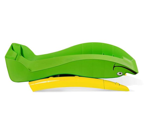 Игровая горка KIDS Дельфин 307 зеленый/желтый - дополнительное фото