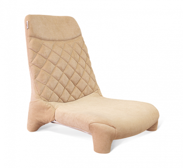 Мягкий стул SHT-S75-C19 песочный/хром лак - дополнительное фото