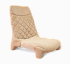 Мягкий стул SHT-S75-C19 песочный/хром лак - галерея