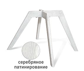 Каркас стула SHT-S39 белый/патина серебро