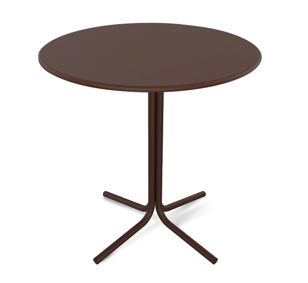 Основание для стола SHT-TU7 черный/коричневый муар (цинк) - дополнительное фото