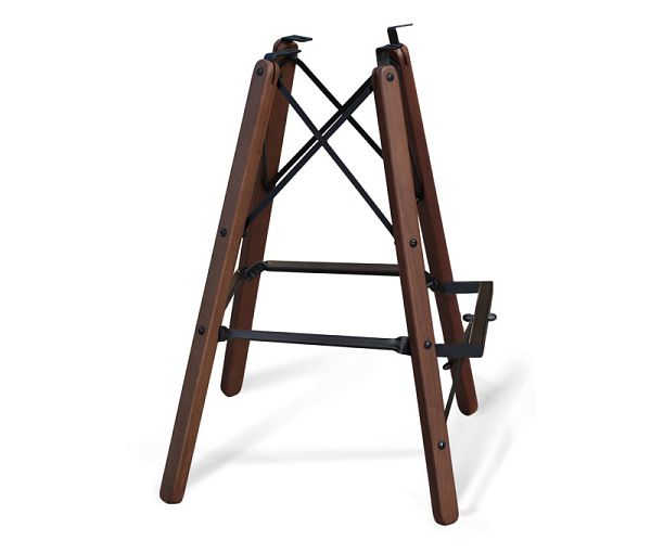 Деревянный стул барный SHT-ST16/S80 прозрачный лак/темный орех/черный - дополнительное фото
