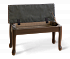 Банкетка с ящиком SHT-B3 венге/коричневый - галерея