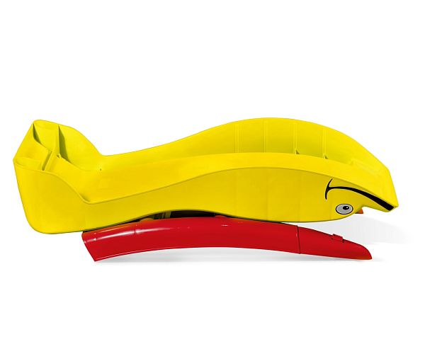 Игровая горка Sheffilton KIDS Дельфин 307 желтый/красный - дополнительное фото