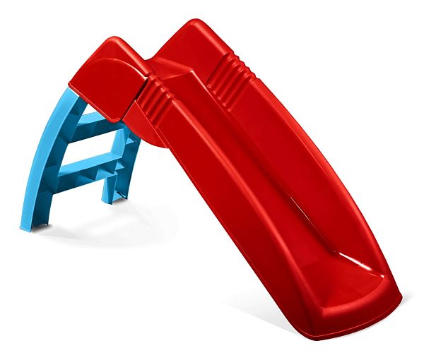 Игровая горка Sheffilton KIDS  608 красный/голубой - дополнительное фото