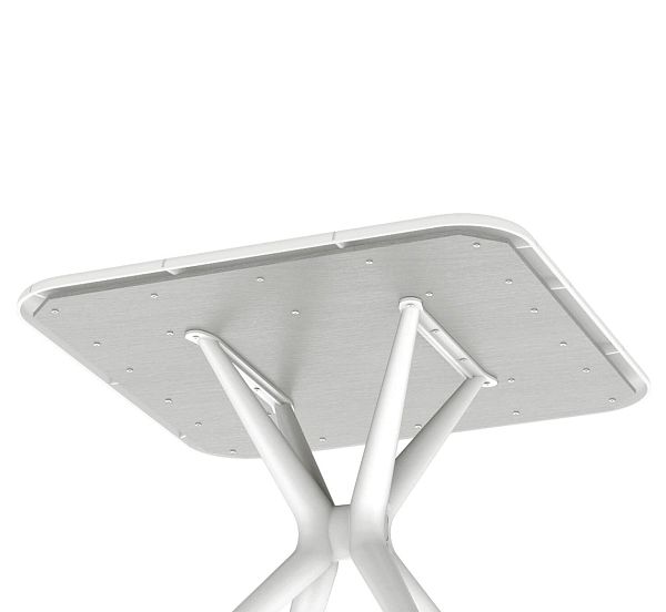 Пластиковый стол Sheffilton SHT-TU30/TT30 83/83 белый/черный белый/черный - дополнительное фото