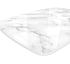 Стол Sheffilton SHT-TU9-2/TT32 118/77 стекло/ЛДСП прозрачный лак/белый мрамор - галерея