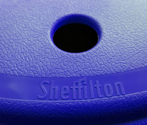 Пластиковый табурет SHT-S36 синий/хром - дополнительное фото