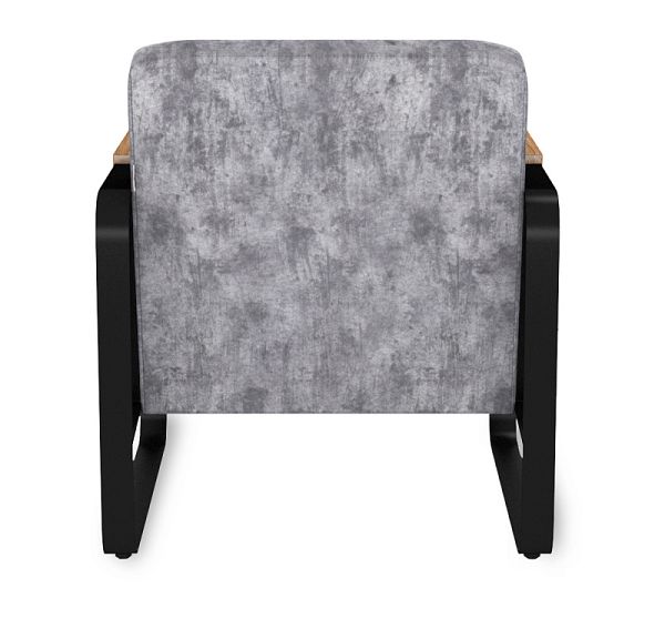 Кресло SHT-AMS1-1 дымный/черный муар/браш.корич. - дополнительное фото