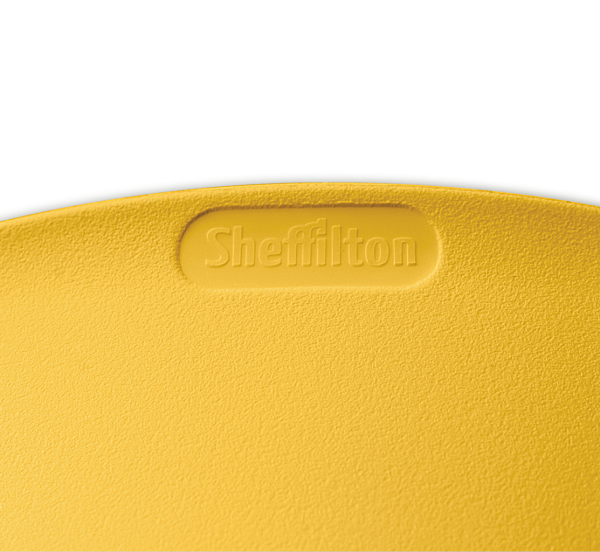 Стул барный Sheffilton SHT-ST19/S66 желтый желтый/хром лак - дополнительное фото