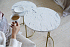 Столик кофейный Sheffilton SHT-CT7 мрамор каррара белый/золото - галерея