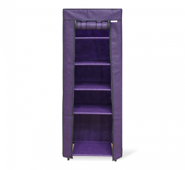 Стеллаж SHT-SS14-P черный/сине-фиолетовый - дополнительное фото